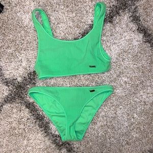 LIME GREEN TRIANGL BIKINI